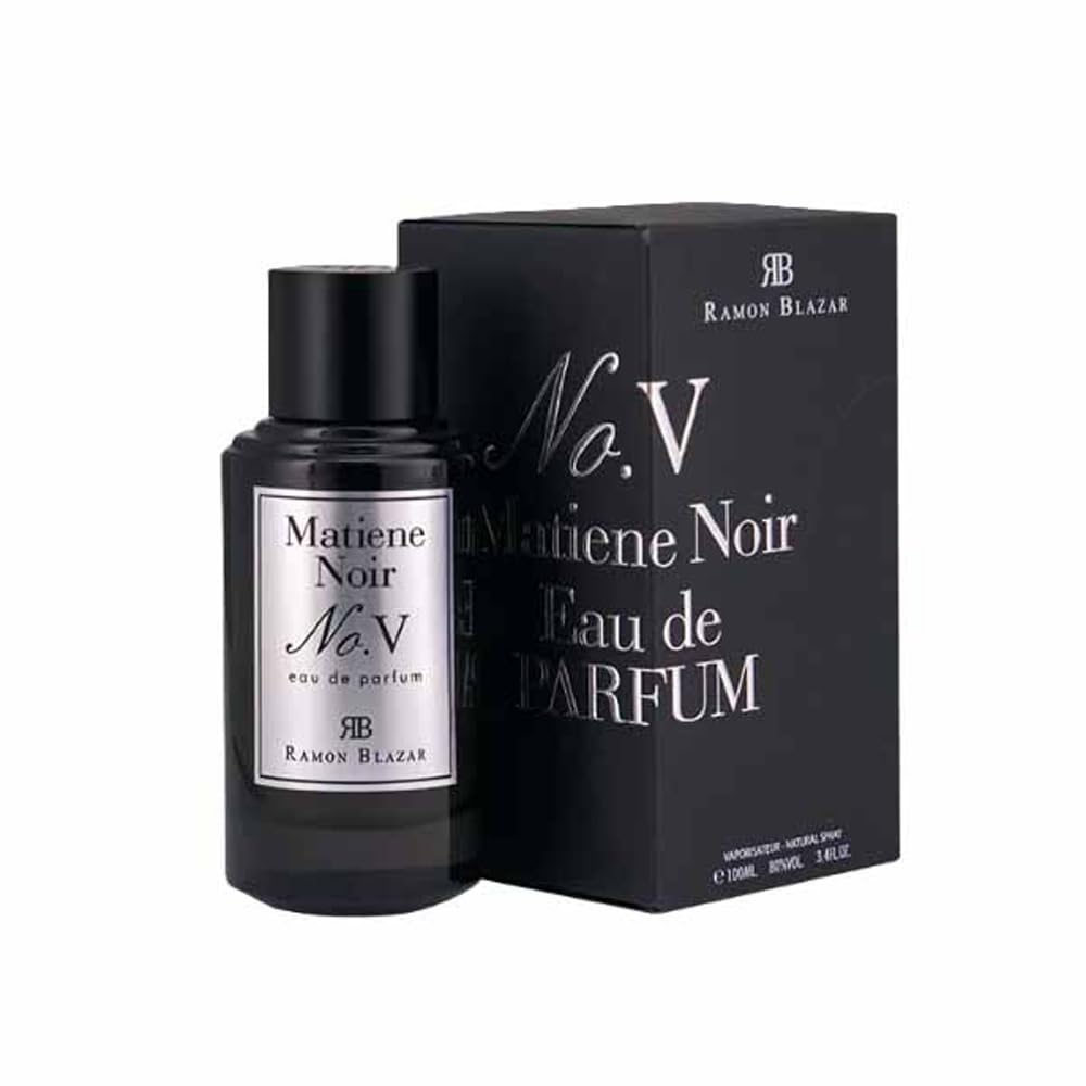 No.V Matiene Noir by Ramon Blazar - 3.4oz - Fox Global Commerce - Cologne - UPC: 3760060763631