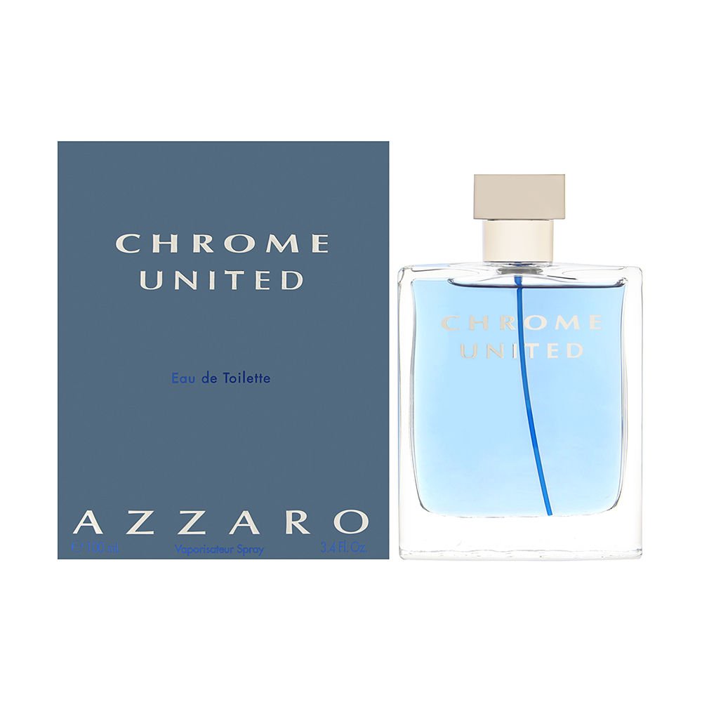 Chrome United By Azzaro - 3.4oz - Fox Global Commerce - Cologne - Male - UPC: 3351500020317