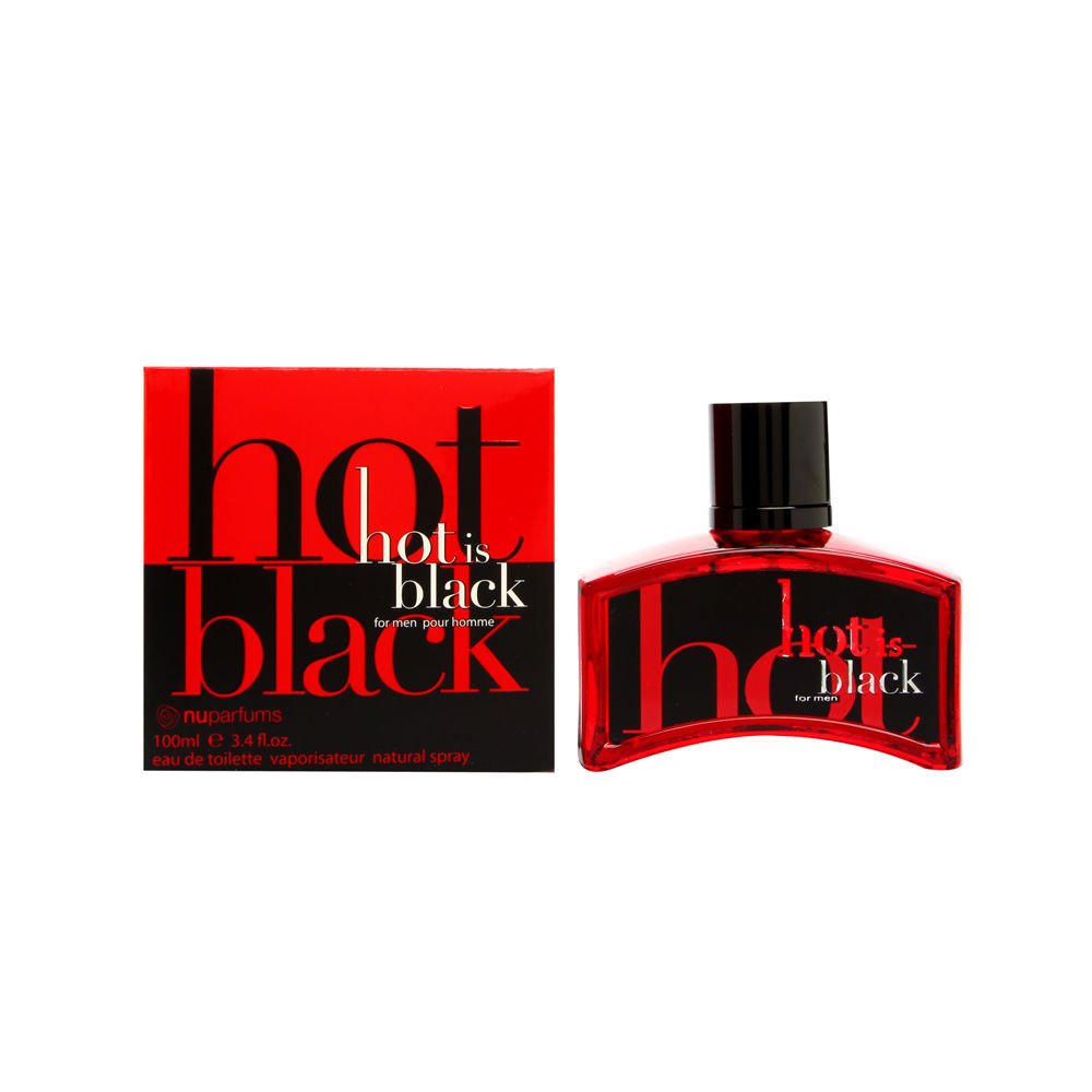 Black Is Black Hot Is Black By Nuparfums (Spectrum Perfumes) - 3.4oz - Fox Global Commerce - Cologne - UPC: 0875990000954