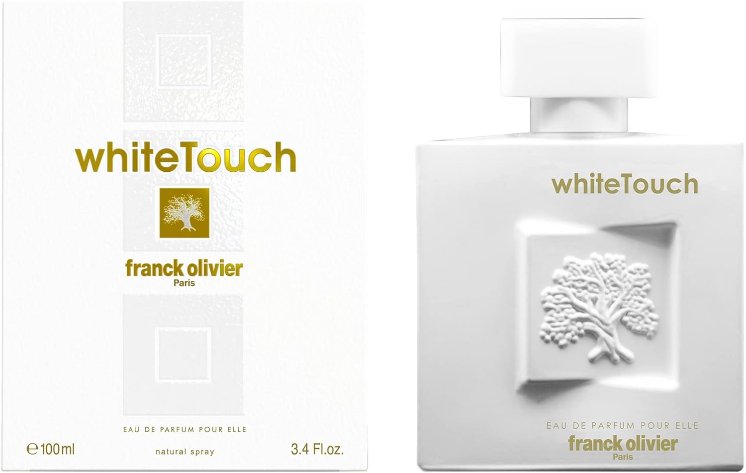 White Touch By Franck Olivier - 3.3oz Tester - Fox Global Commerce - Perfume - UPC: *TWFOWHITETOUCH33