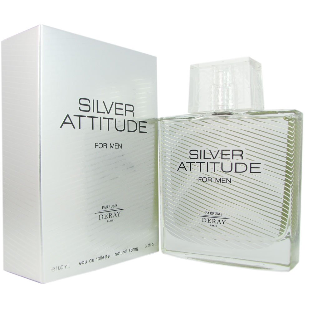 Silver Attitude By Deray - 3.4oz - Fox Global Commerce - Cologne - UPC: 3516641124052