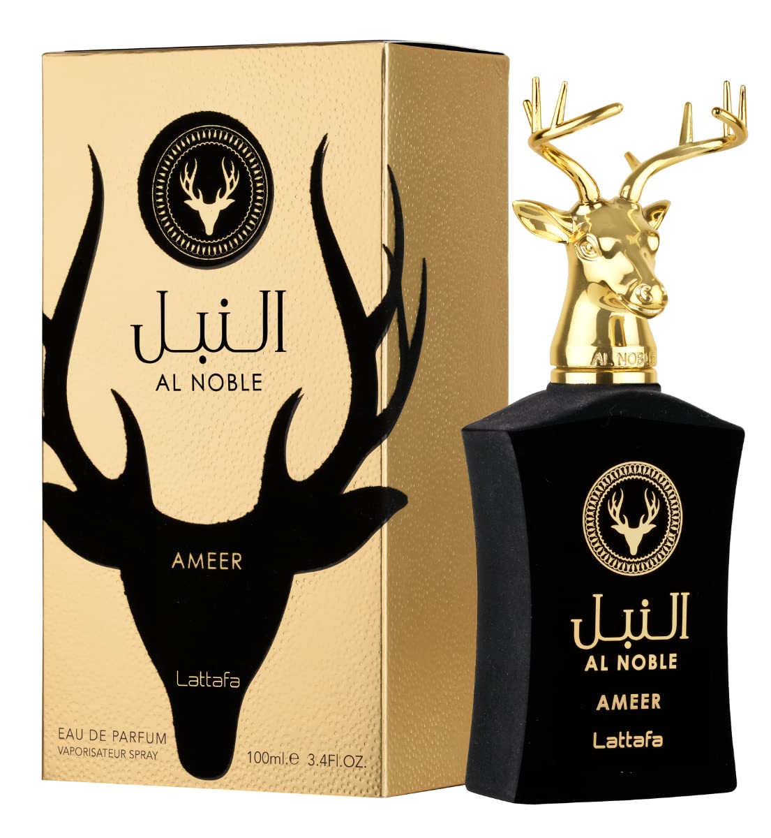 Al Noble Ameer By Lattafa - 3.4oz - Fox Global Commerce - Perfume & Cologne - Unisex - UPC: 6291108737996