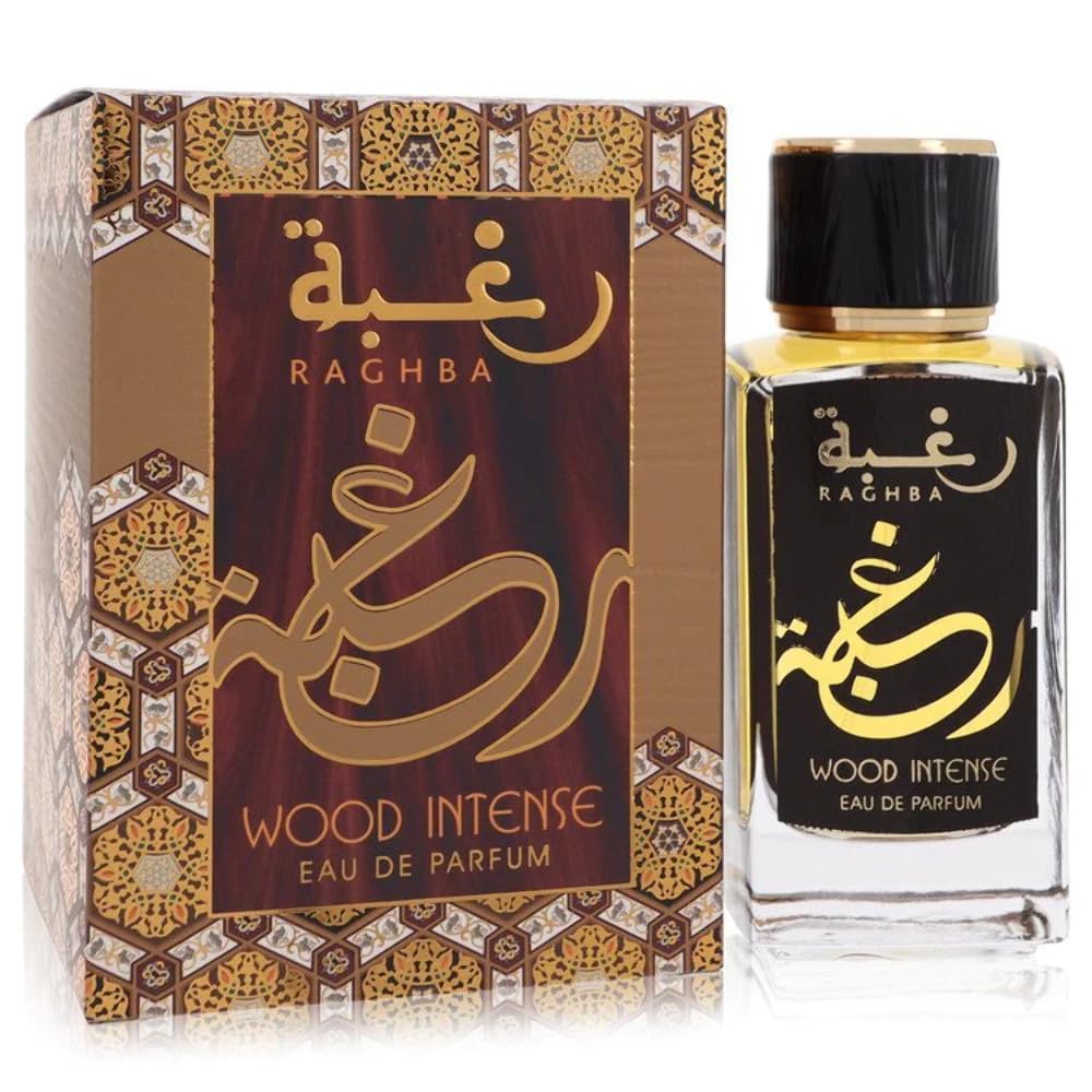 Raghba Wood Intense By Lattafa - 3.4oz - Fox Global Commerce - Perfume & Cologne - Unisex - UPC: 6291106064070