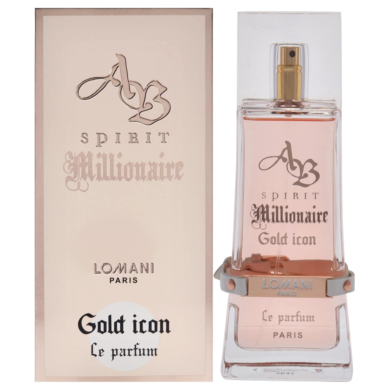 AB Spirit Millionaire Le Parfum Gold Icon By Lomani - 3.4oz - Fox Global Commerce - Perfume - UPC: 3610400037246