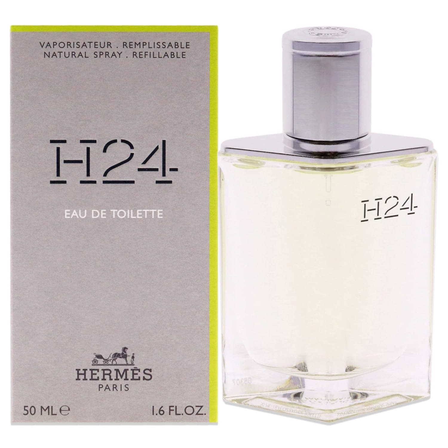 H24 Hermes Refillable by Hermes - 1.6oz - Fox Global Commerce - Cologne - UPC: 3346133500046