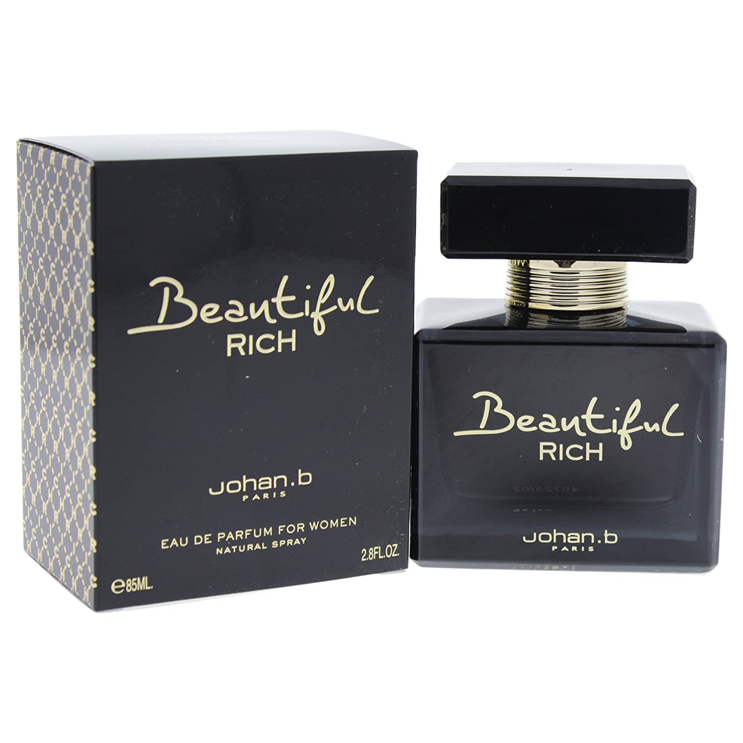 Beautiful Rich By Johan.b - 2.8oz - Fox Global Commerce - Perfume - Female - UPC: 3700134405982