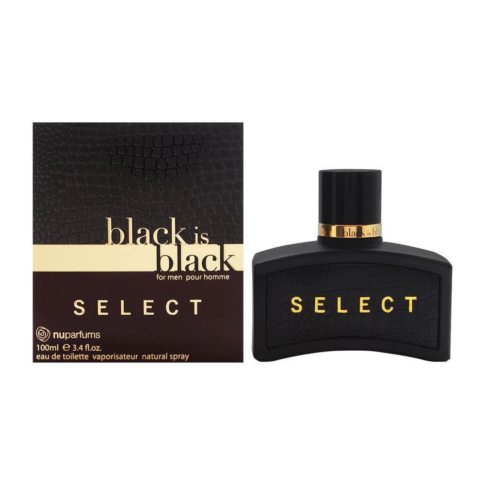 Black Is Black Select By Nuparfums (Spectrum Perfumes) - 3.4oz - Fox Global Commerce - Cologne - UPC: 0875990001043