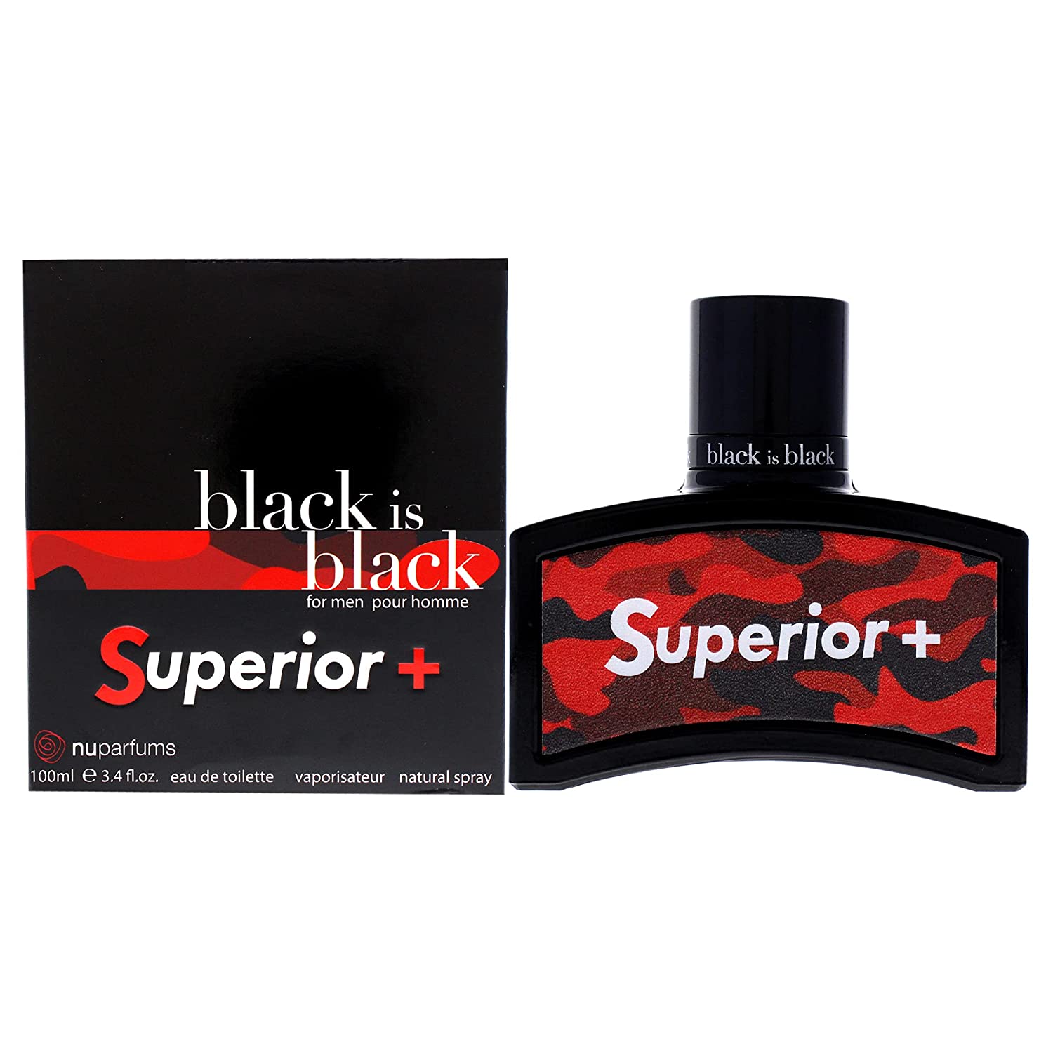 Black Is Black Superior Plus By Nuparfums (Spectrum Perfumes) - 3.4oz - Fox Global Commerce - Cologne - UPC: 0875990001104