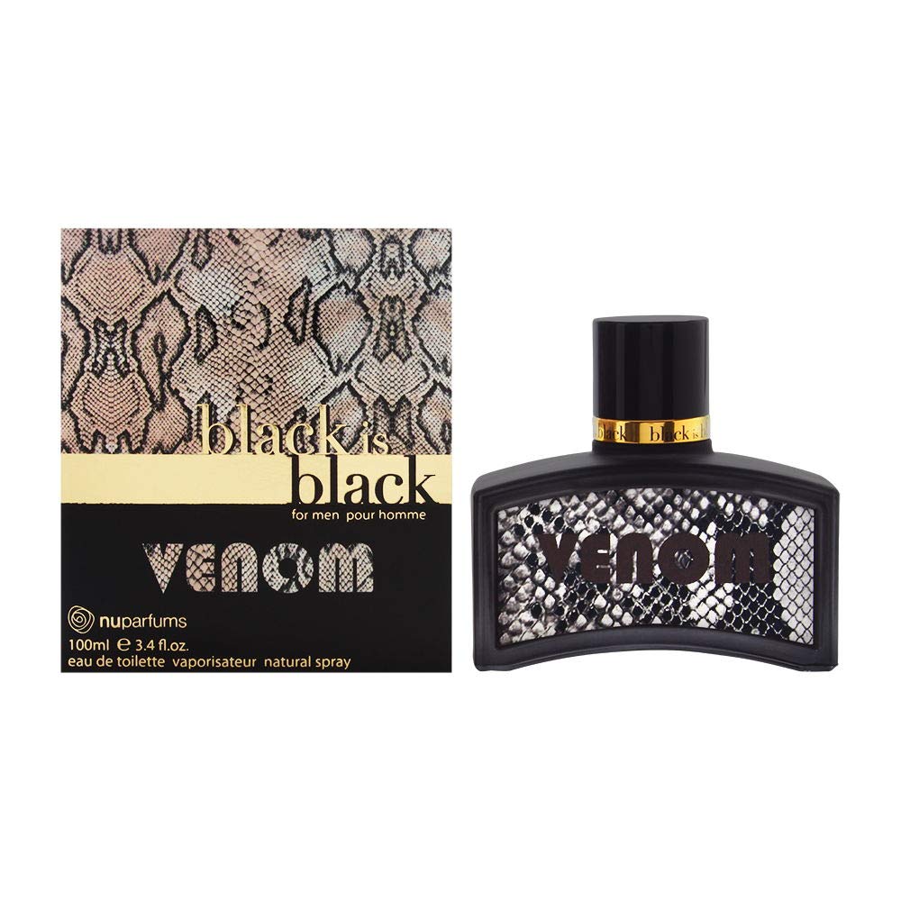 Black Is Black Venom Pour Homme By Nuparfums (Spectrum Perfumes) - Fox Global Commerce - Perfume & Cologne