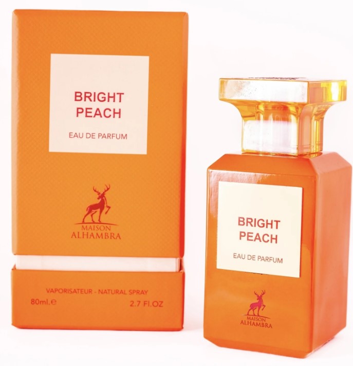 Bright Peach By Maison Alhambra - 2.7oz - Fox Global Commerce - Perfume - UPC: 6291108735787