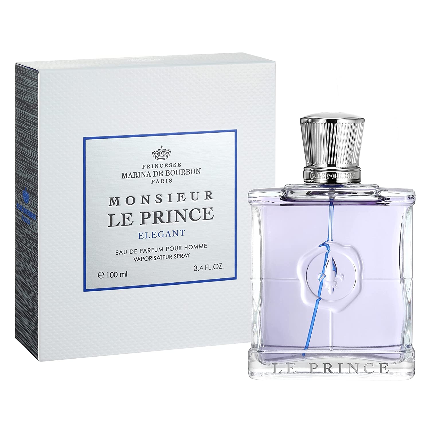 Monsieur Le Prince Elegant By Marina de Bourbon - 3.3oz - Fox Global Commerce - Cologne - UPC: 3494800710035