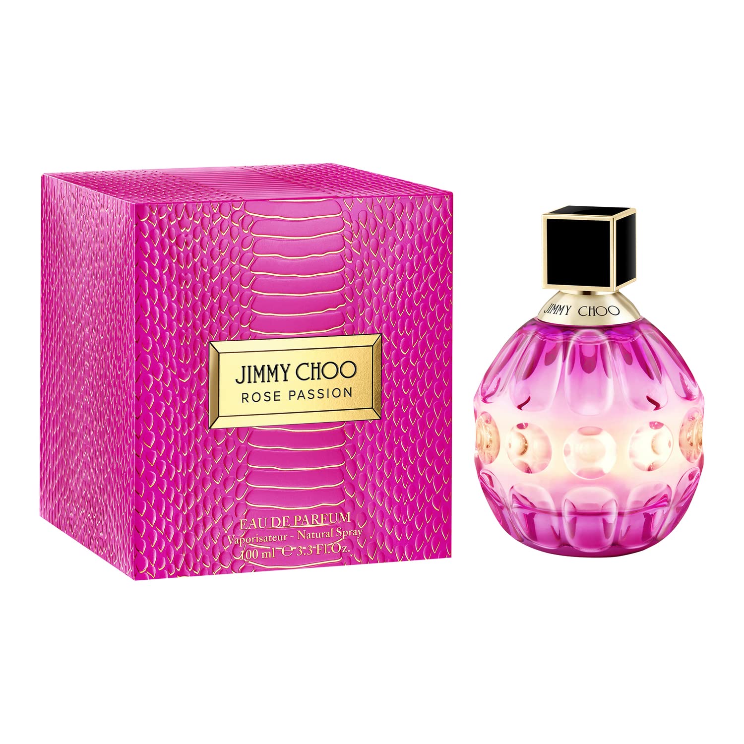 Rose Passion By Jimmy Choo - 3.3oz - Fox Global Commerce - Perfume - UPC: 3386460136549