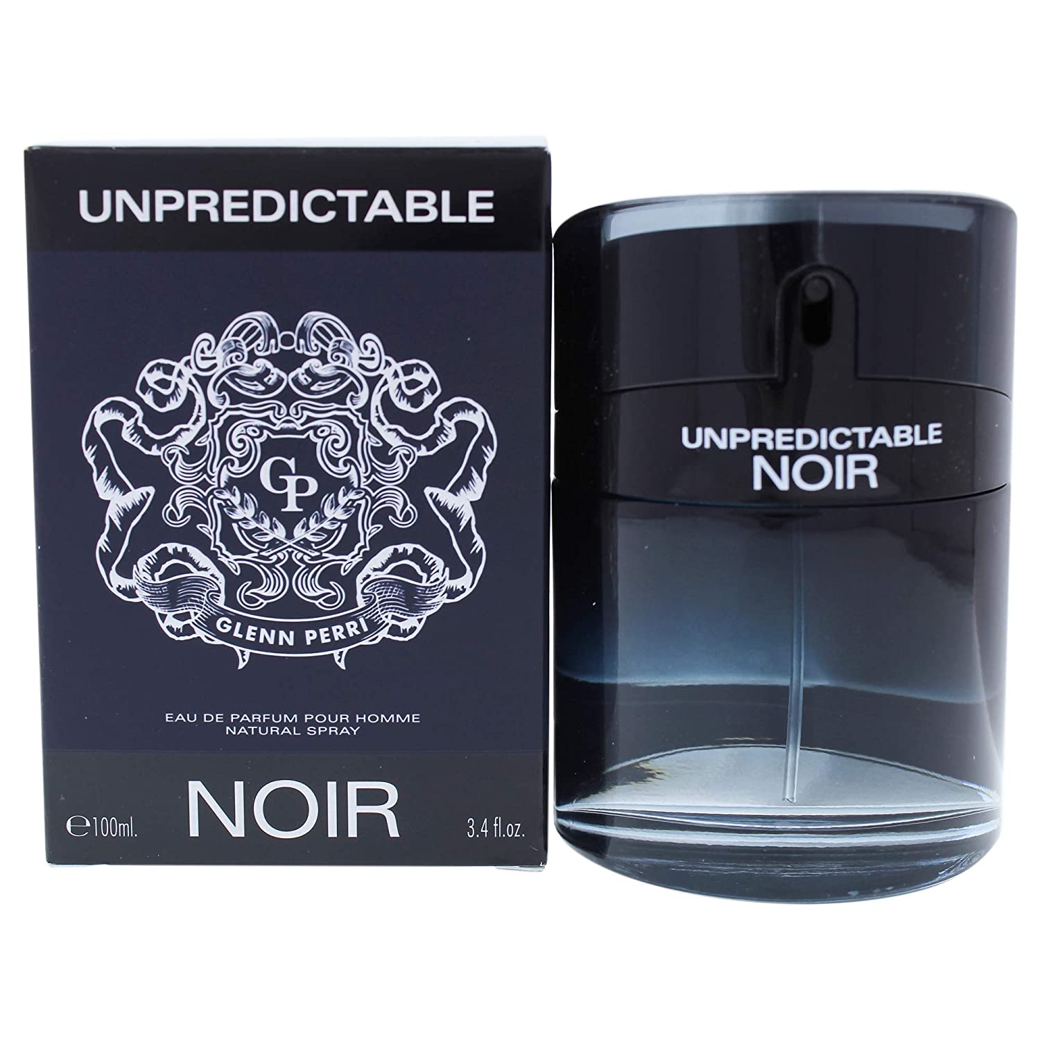 Unpredictable Noir By Glenn Perri - 3.4oz - Fox Global Commerce - Cologne - UPC: 3700134409492