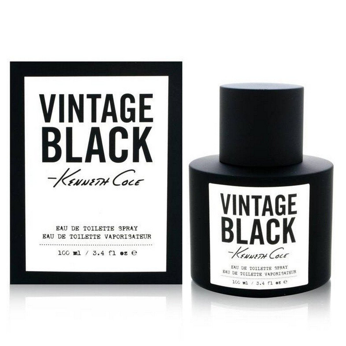 Vintage Black By Kenneth Cole - 3.4oz - Fox Global Commerce - Cologne - UPC: 0608940553930